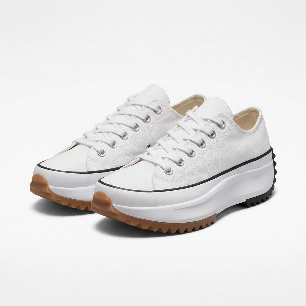 Vega | Mujer Zapatillas Plataforma Cordones Puntera