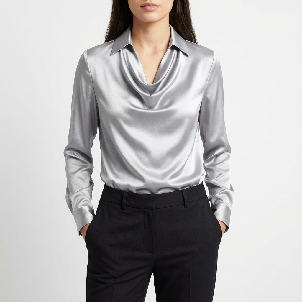 Willow | Blusa de Mujer de Manga Larga con Cuello Caído