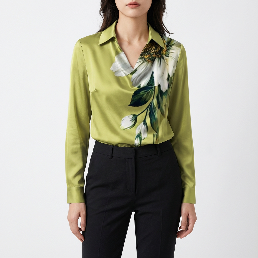 Willow | Blusa de Mujer de Manga Larga con Cuello Caído