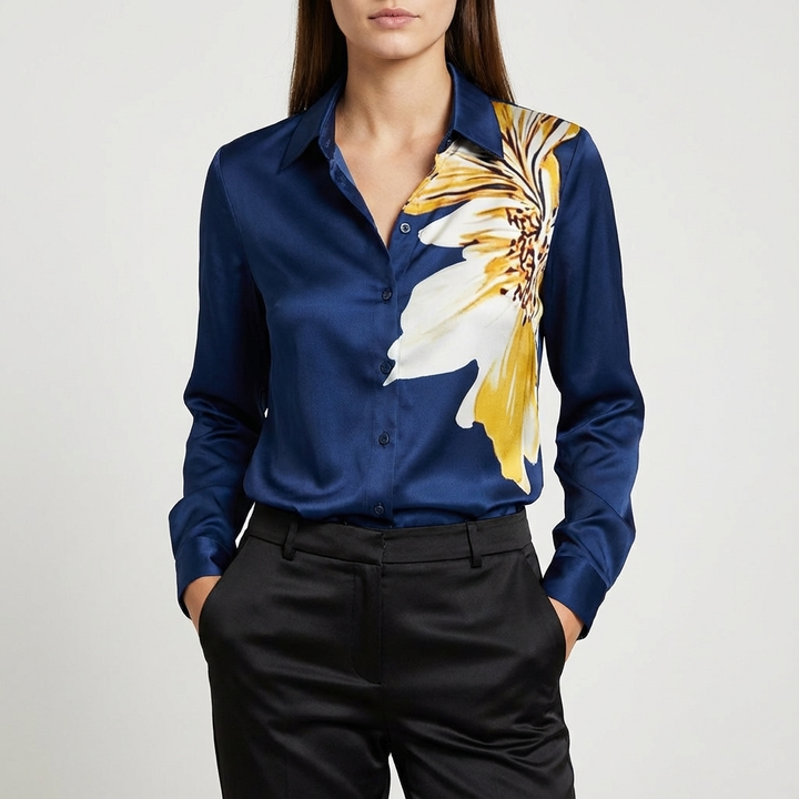 Willow | Blusa de Mujer de Manga Larga con Cuello Caído
