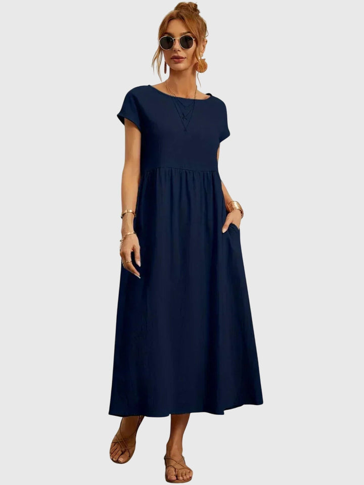 Viviane | Robe maxi légère avec poches
