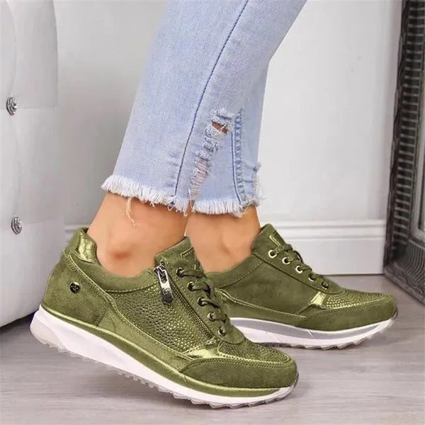 Ginette | Baskets Orthopédiques à Fermeture Éclair