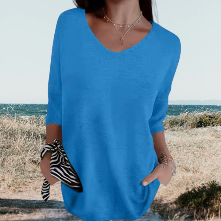 Eileen | Summer V-Neck Top