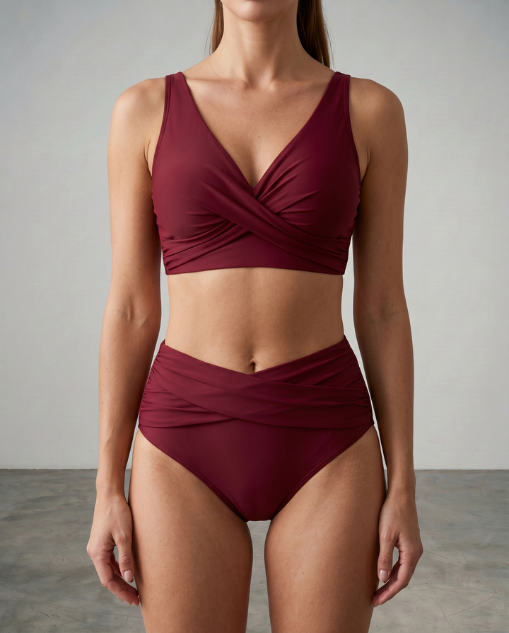 Amélie | Bikini taille haute sculptant