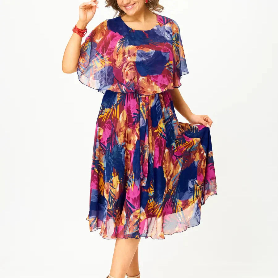 IRENE | VESTIDO DE CHIFFON CÓMODO