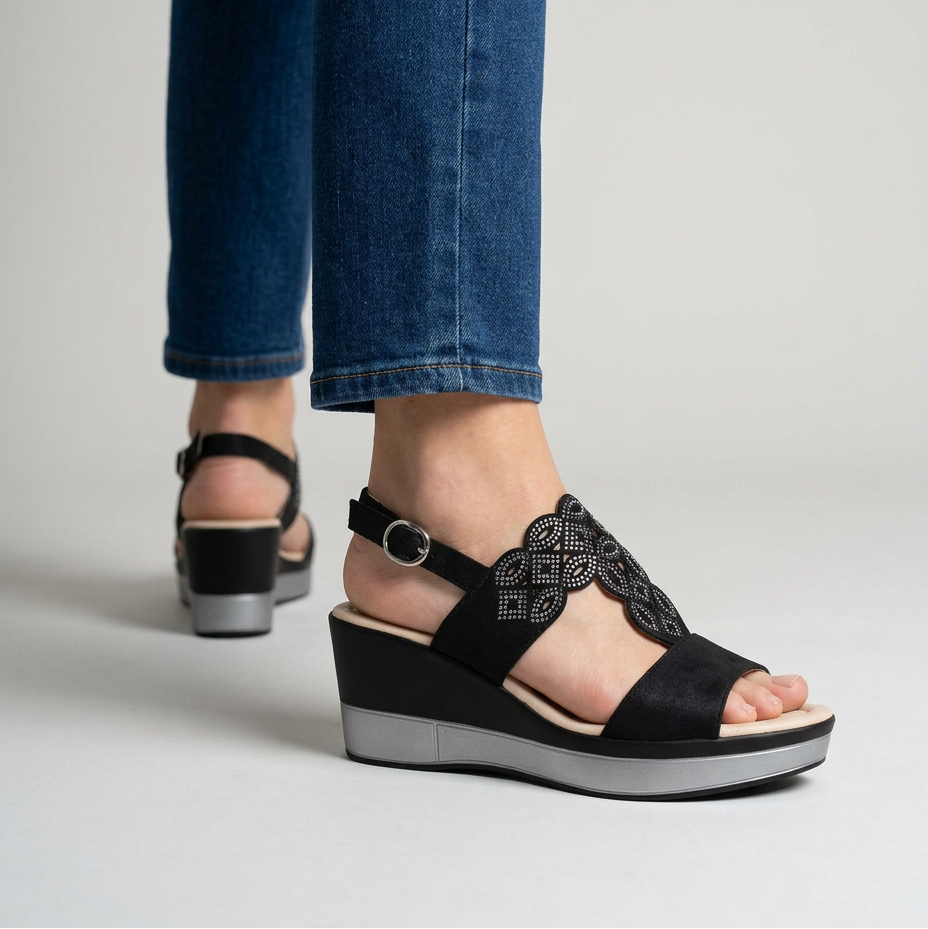 Rachelle | Sandales compensées confortables