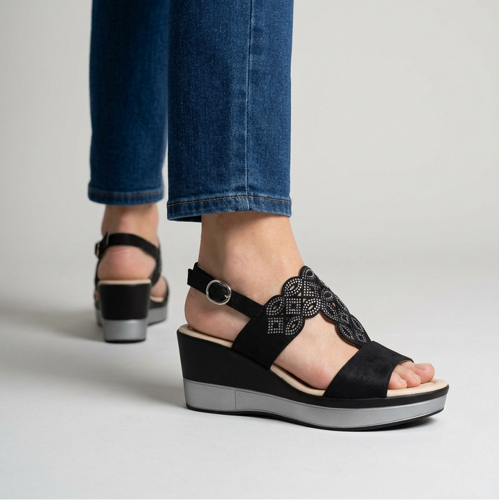 Rachelle | Sandales compensées confortables