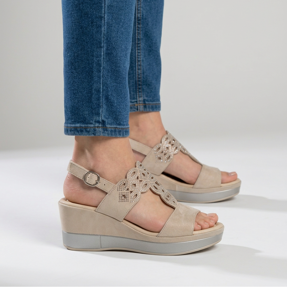 Rachelle | Sandales compensées confortables