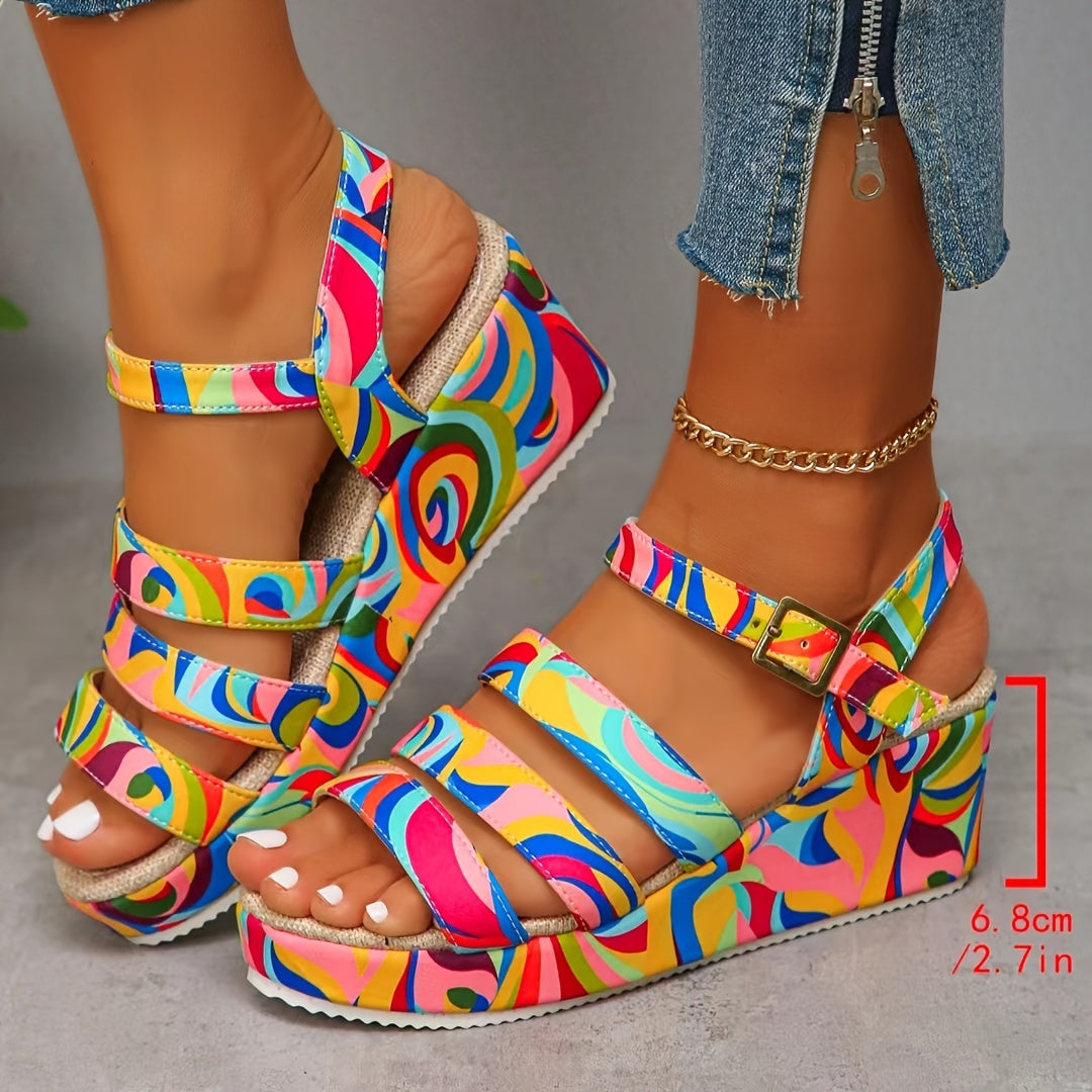 Selora | Platform Ankle Strap Sandals