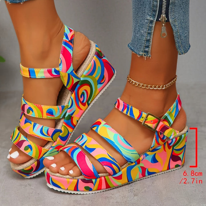 Selora | Platform Ankle Strap Sandals