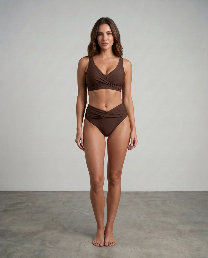 Amélie | Bikini taille haute sculptant