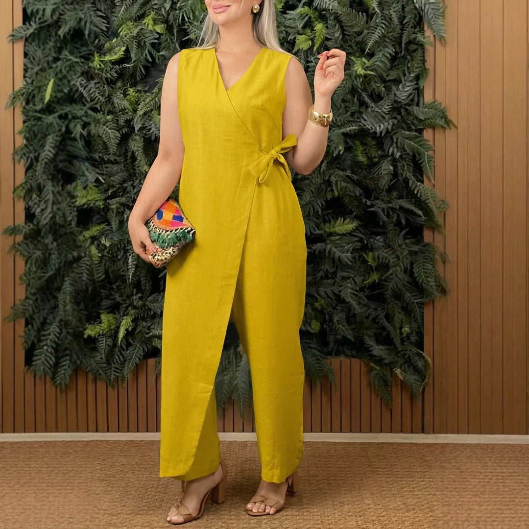 Elena | Mono elegante cruzado para mujer