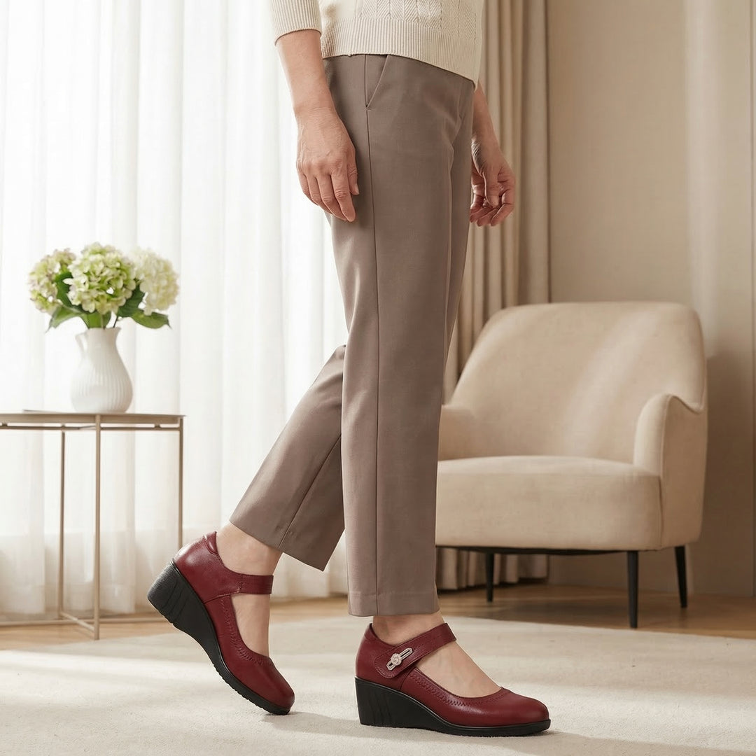 Eva | Zapatos de Confort Elegantes con Tacón Medio