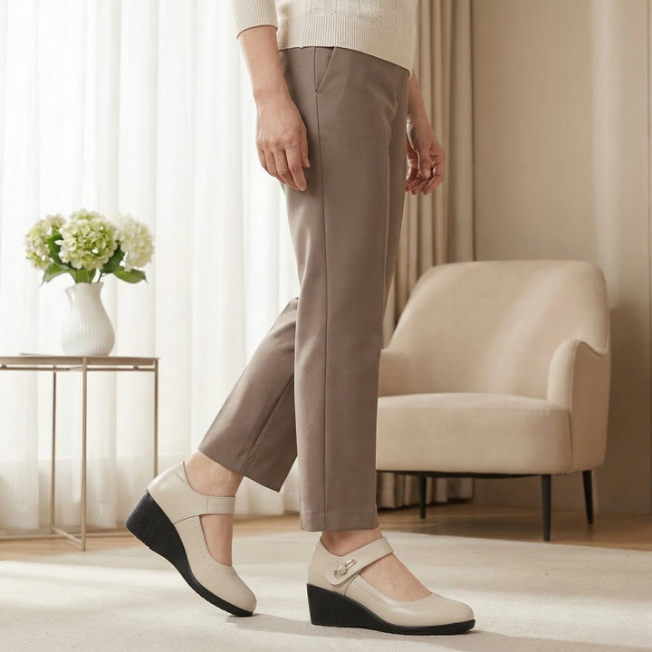 Eva | Zapatos de Confort Elegantes con Tacón Medio