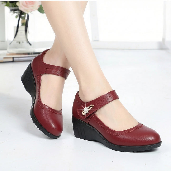 Eva | Zapatos de Confort Elegantes con Tacón Medio