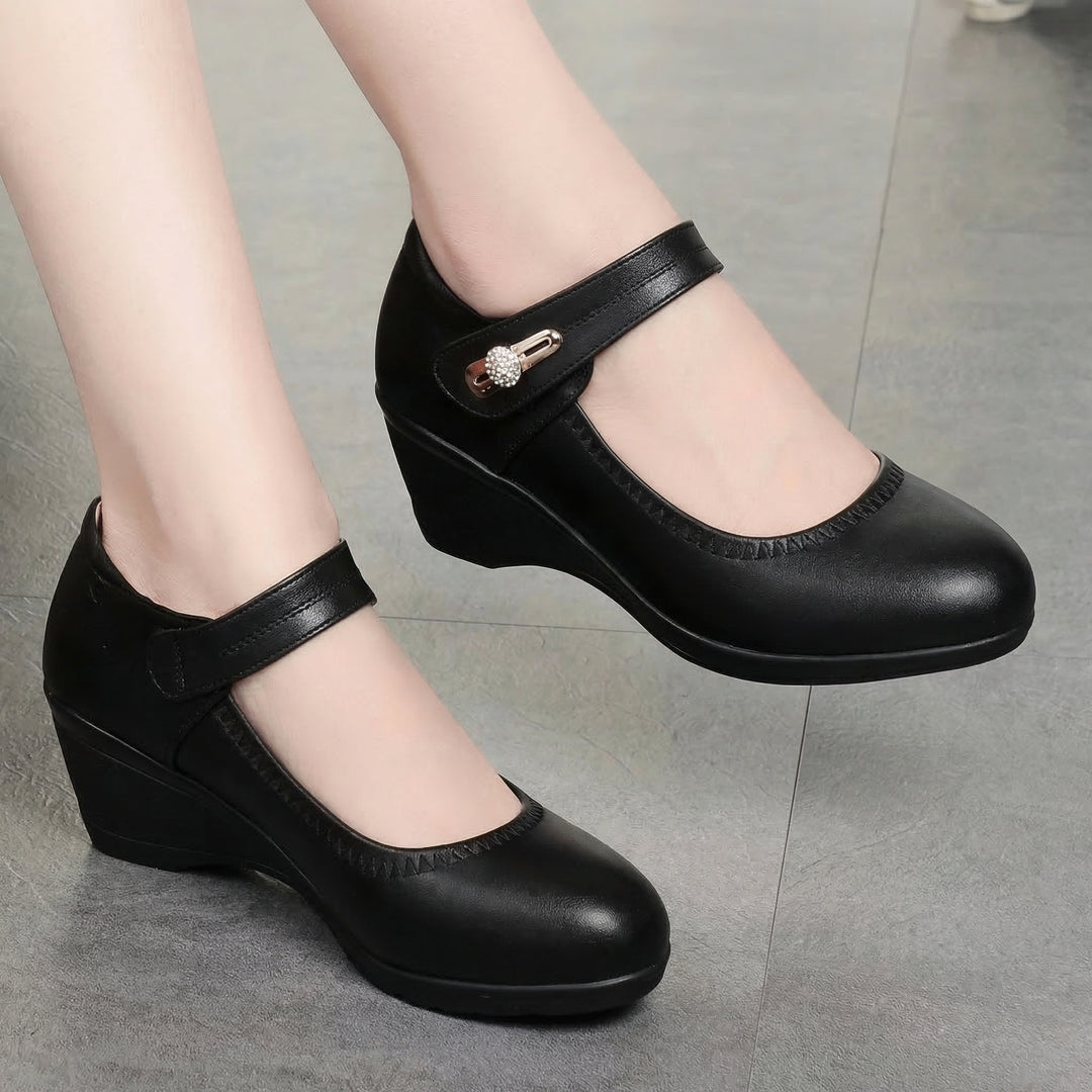 Eva | Zapatos de Confort Elegantes con Tacón Medio