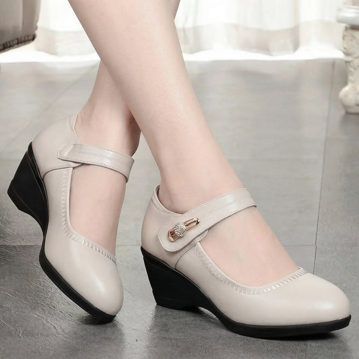 Eva | Zapatos de Confort Elegantes con Tacón Medio