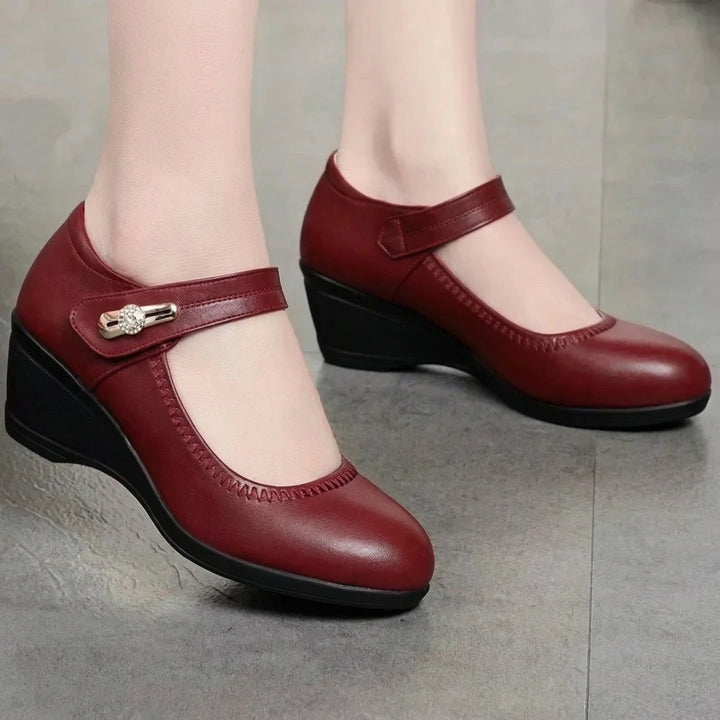Eva | Zapatos de Confort Elegantes con Tacón Medio