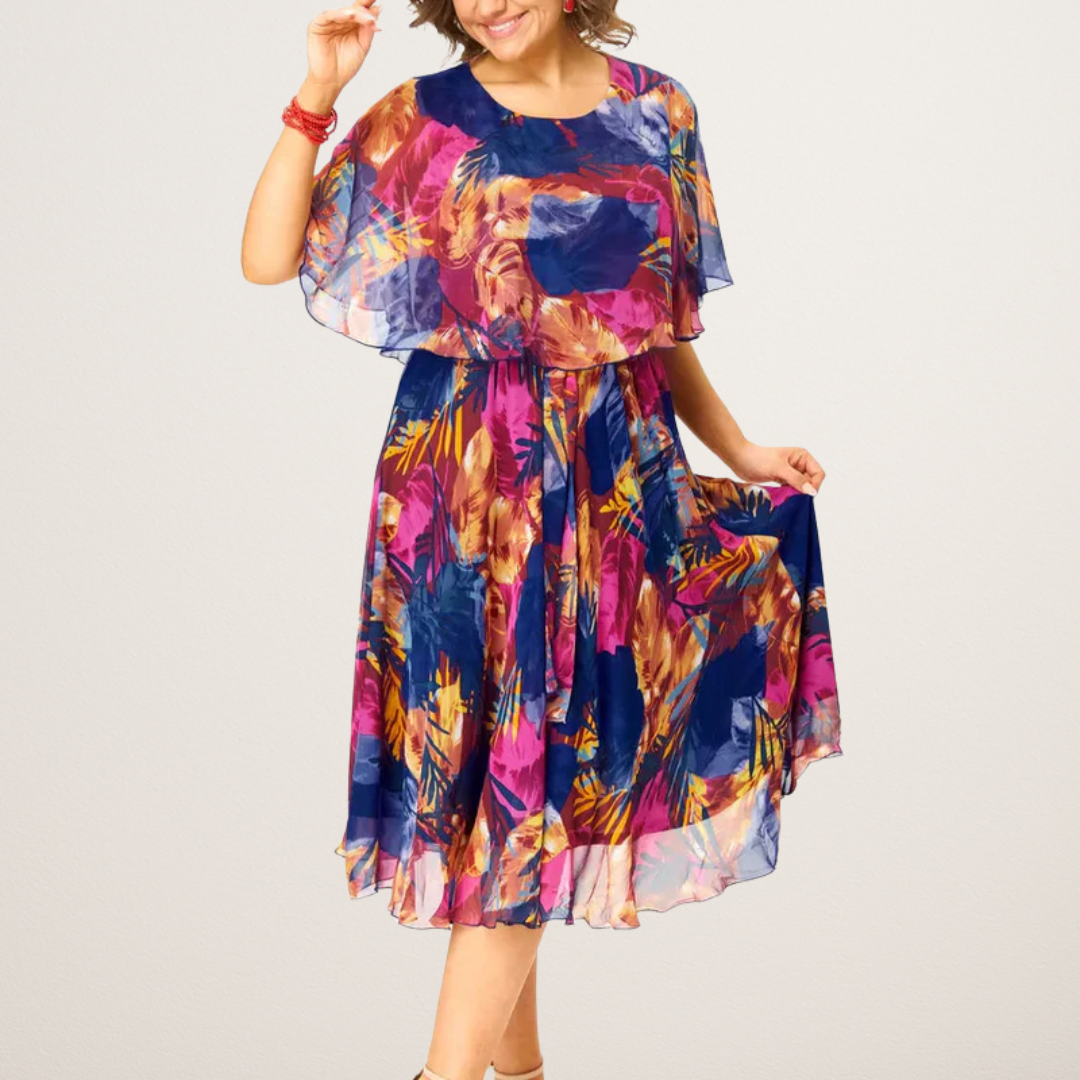 IRENE | VESTIDO DE CHIFFON CÓMODO