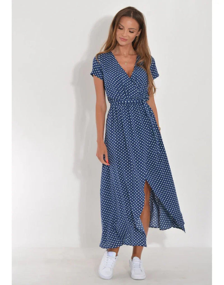 Julia | Robe élégante à col en V