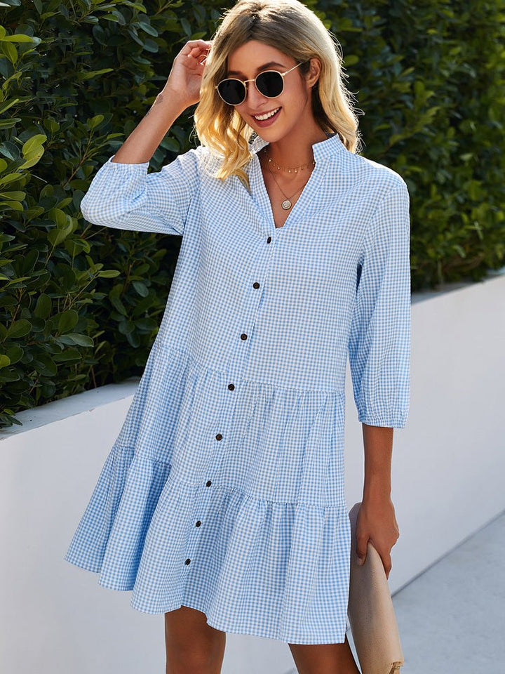 Susana | Vestido Midi Fluido de Día