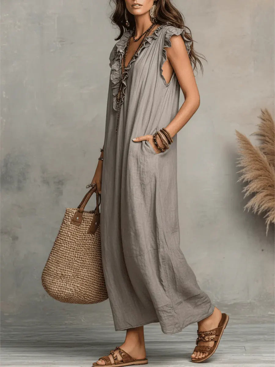 Sienne | Elegant Flowy Maxi Dress