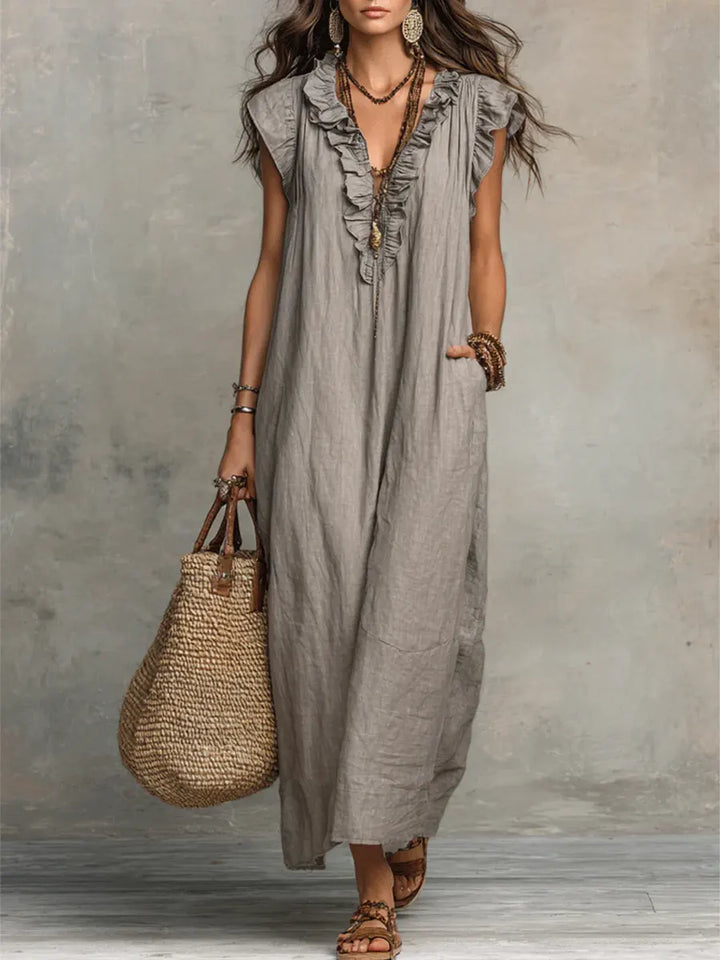 Sienne | Elegant Flowy Maxi Dress
