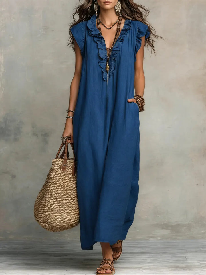 Sienne | Elegant Flowy Maxi Dress