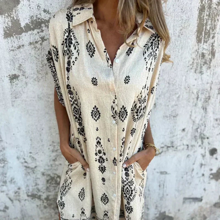 Emmeline Printed Pocket Dress