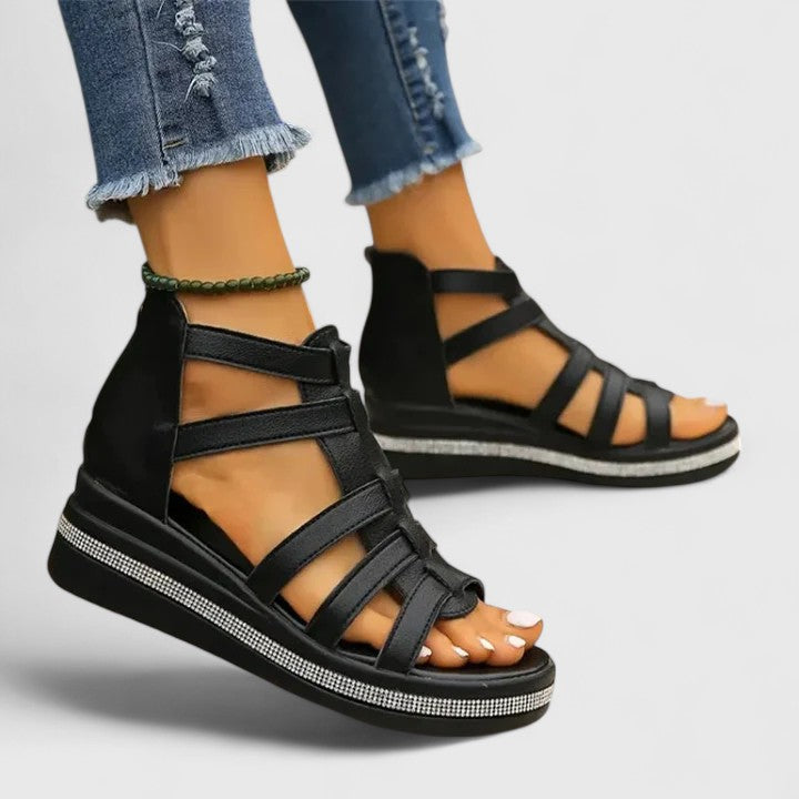 Lila – ORTHOPEDIC STRASS SANDALS
