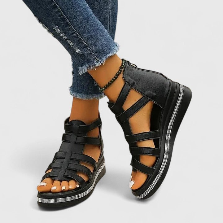 Lila – ORTHOPEDIC STRASS SANDALS
