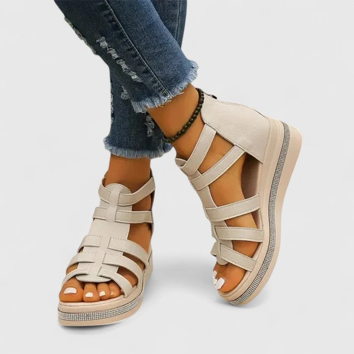 Lila – ORTHOPEDIC STRASS SANDALS