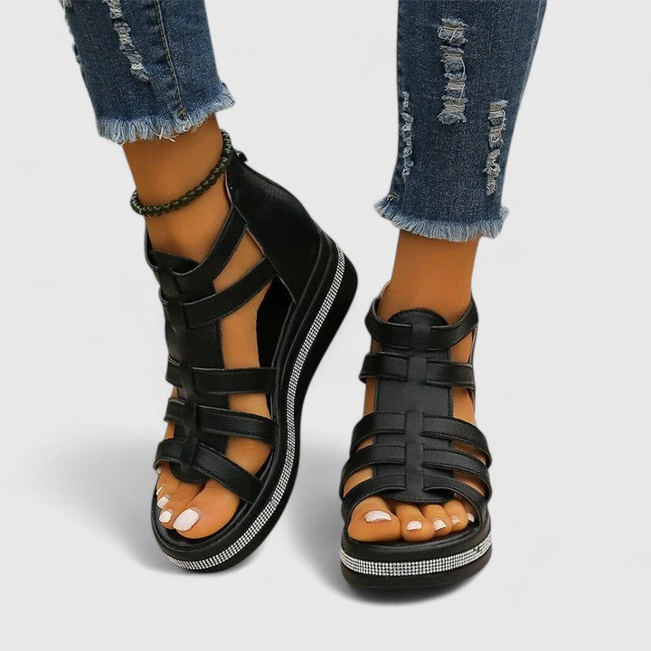Lila – ORTHOPEDIC STRASS SANDALS